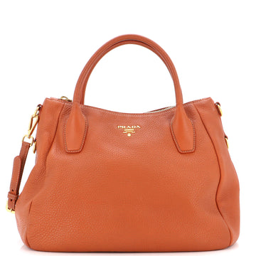 Prada Sacca 2 Manici Convertible Tote Vitello Daino Medium