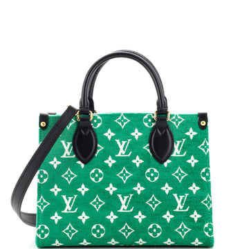 Louis Vuitton OnTheGo Tote LV Match Monogram Jacquard Velvet PM