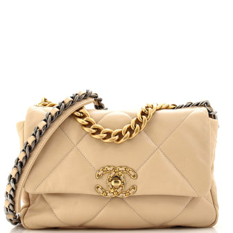 Chanel 19 Flap Bag Quilted Leather Medium