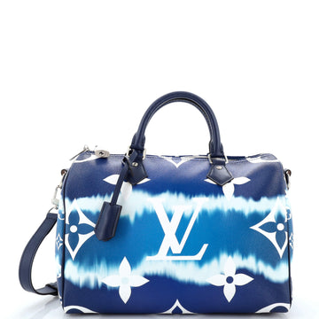 Louis Vuitton Speedy Bandouliere Bag Limited Edition Escale Monogram Giant 30