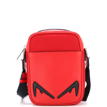 Fendi Monster Eye Camera Messenger Bag Nylon and Leather Small