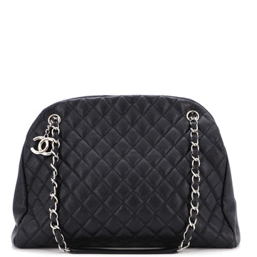 Chanel Just Mademoiselle Bag Quilted Caviar Large