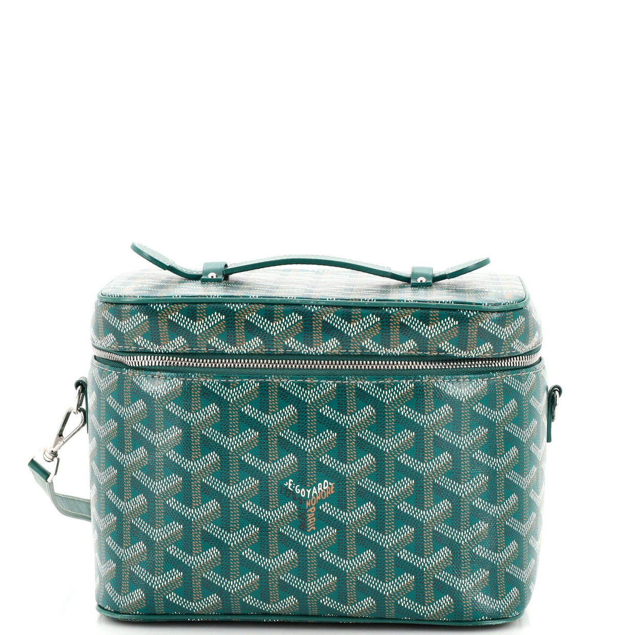 Goyard Muse Vanity Case Coated Canvas Green 220202430 goyard-muse-vanity-case-coated-canvas-green-220202430