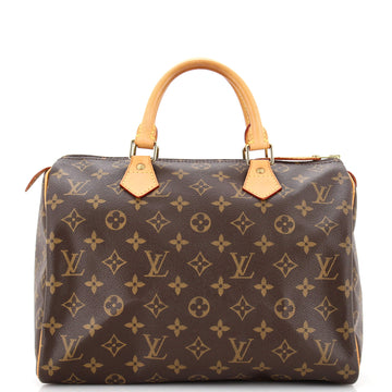 Louis Vuitton Speedy Handbag Monogram Canvas 30