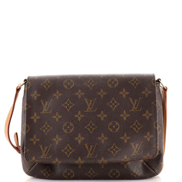 Louis Vuitton Musette Tango Handbag Monogram Canvas