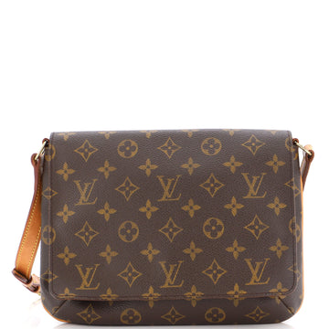 Louis Vuitton Musette Tango Handbag Monogram Canvas