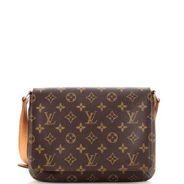 Louis Vuitton Musette Tango Handbag Monogram Canvas