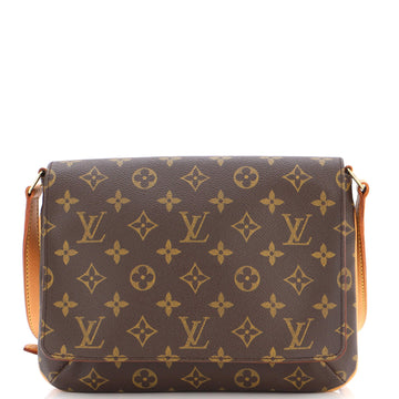 Louis Vuitton Musette Tango Handbag Monogram Canvas