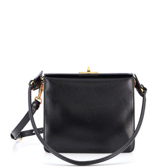 Prada Turnlock Convertible Shoulder Bag City Calf Small