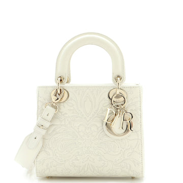 Christian Dior My ABCDior Lady Dior Bag Embroidered Cannage Quilt Lambskin