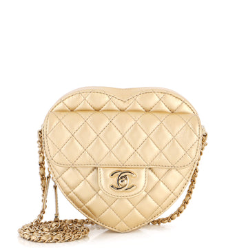 Chanel CC in Love Heart Bag Quilted Lambskin
