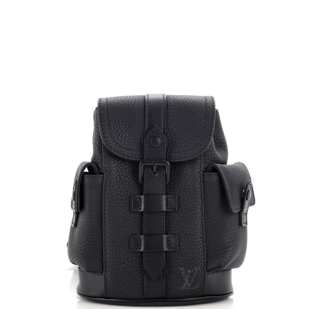 louis vuitton backpack 2020 Louis Vuitton Christopher Backpack Taurillon Leather XS 220222