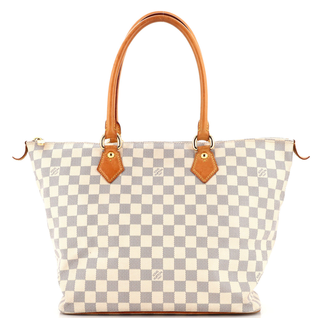 Louis Vuitton Saleya Gm Tote Damier Azur Shoulder Bag