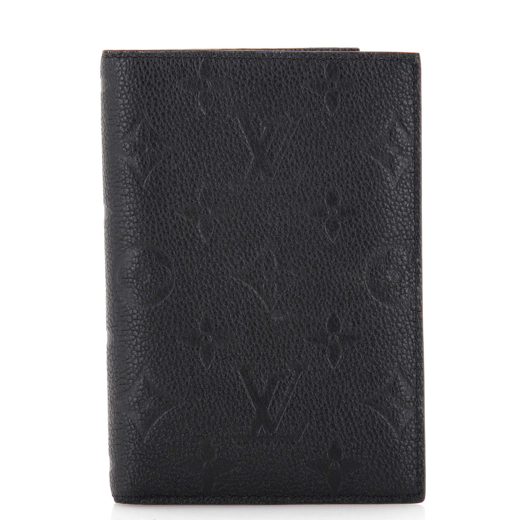 Louis Vuitton Passport Cover Monogram Eclipse Black/Grey - Mens