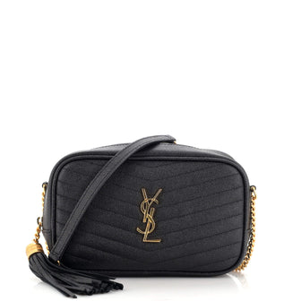 Saint Laurent Lou Camera Bag Matelasse Chevron Leather Mini