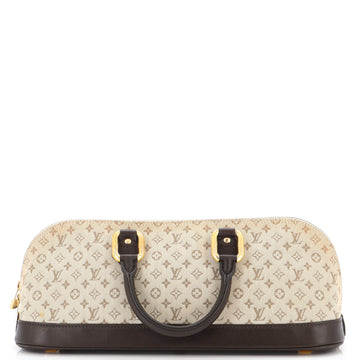 Louis Vuitton Alma Handbag Mini Lin Horizontal