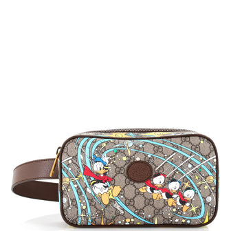 Gucci Disney Donald Duck Belt Bag Printed GG Coated Canvas