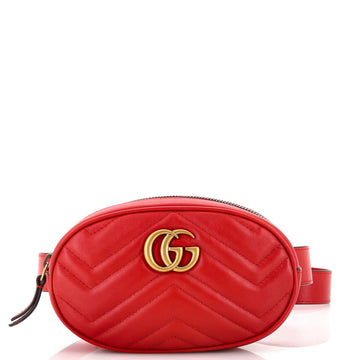Gucci GG Marmont Belt Bag Matelasse Leather