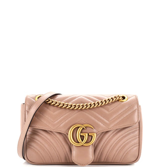 Gucci GG Marmont Flap Bag Matelasse Leather Small