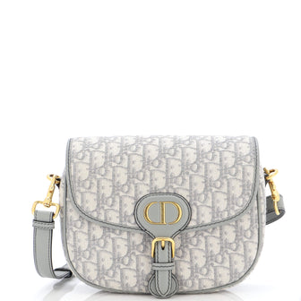 Christian Dior Bobby Flap Bag Oblique Canvas Medium