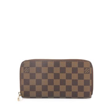 Louis Vuitton Zippy Wallet Damier Brown
