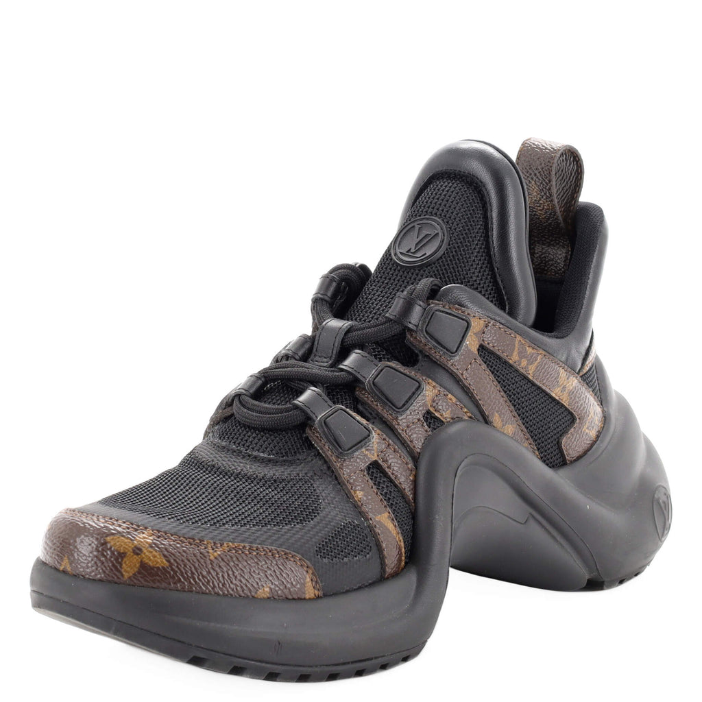 Louis Vuitton Women's LV Archlight Sneakers Mesh and Monogram Coated Canvas Brown