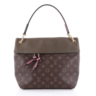 Louis Vuitton Tuileries Besace Bag Monogram Canvas with Leather Brown