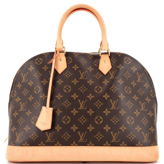Louis Vuitton Alma Handbag Monogram Canvas GM
