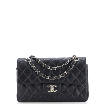 Chanel Classic Double Flap Bag Quilted Lambskin Small