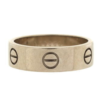 Cartier Love Band Ring 18K White Gold