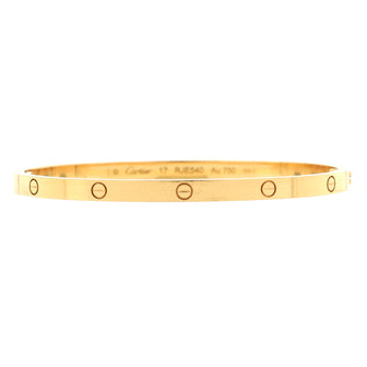 Cartier Love Bracelet 18K Yellow Gold Small