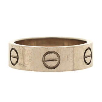 Cartier Love Band Ring 18K White Gold
