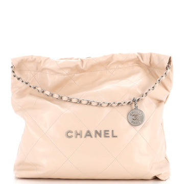 Chanel 22 Chain Hobo Quilted Calfskin Medium