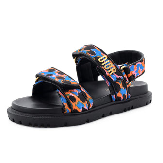 Christian Dior Women's DiorAct Sandals Printed Technical Fabric