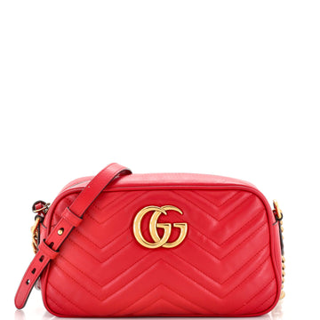 Gucci GG Marmont Shoulder Bag Matelasse Leather Small