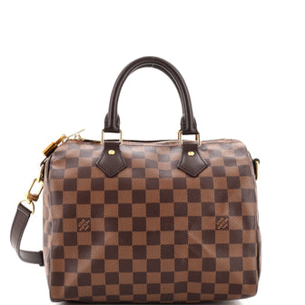 Louis Vuitton Speedy Bandouliere Bag Damier 25