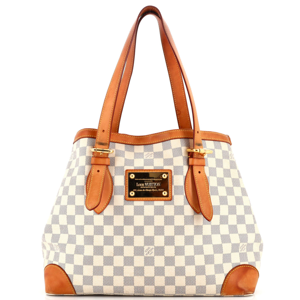 Louis Vuitton LV Hampstead MM Damier Women's  Handbag/Handcarry/Shoulder/Tote/Office/Work/Luggage/Weekend/Travel Bags