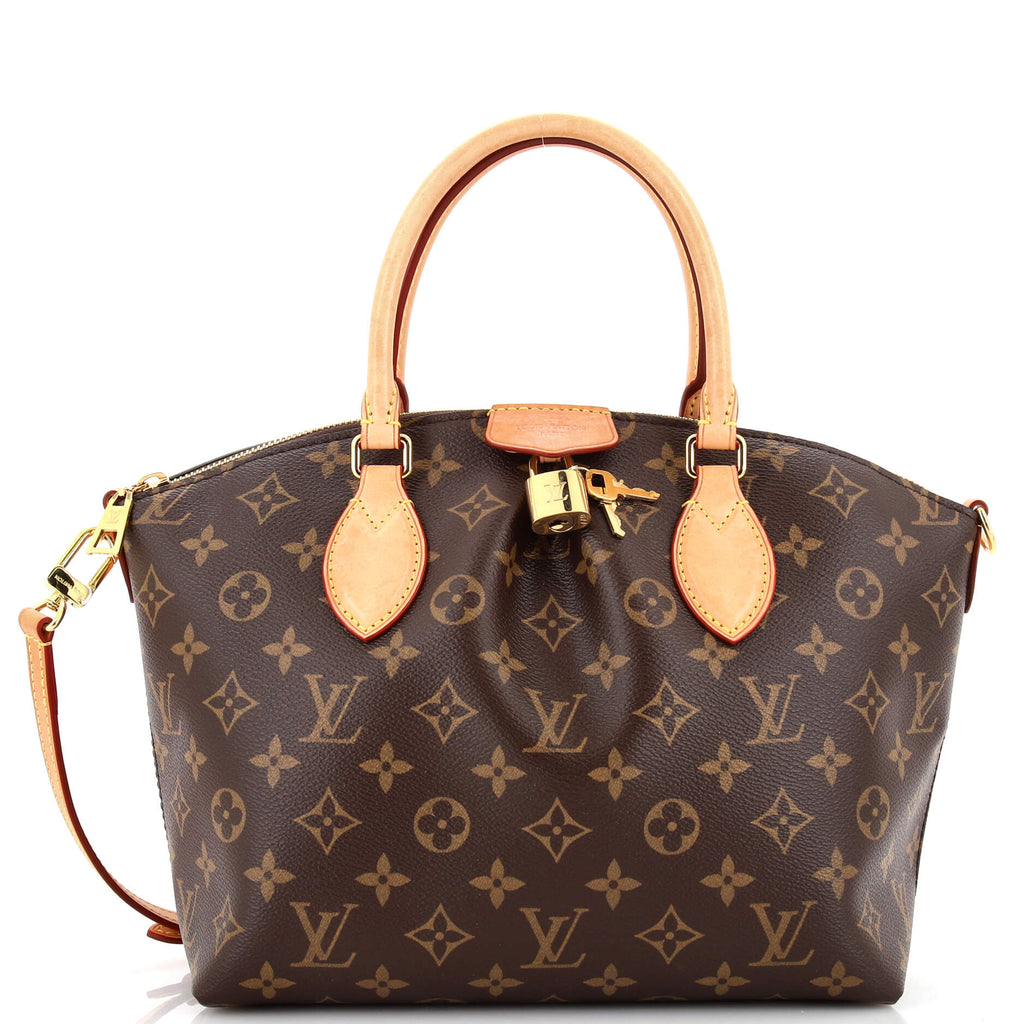 Louis Vuitton Boetie Handbag Monogram Canvas PM Brown