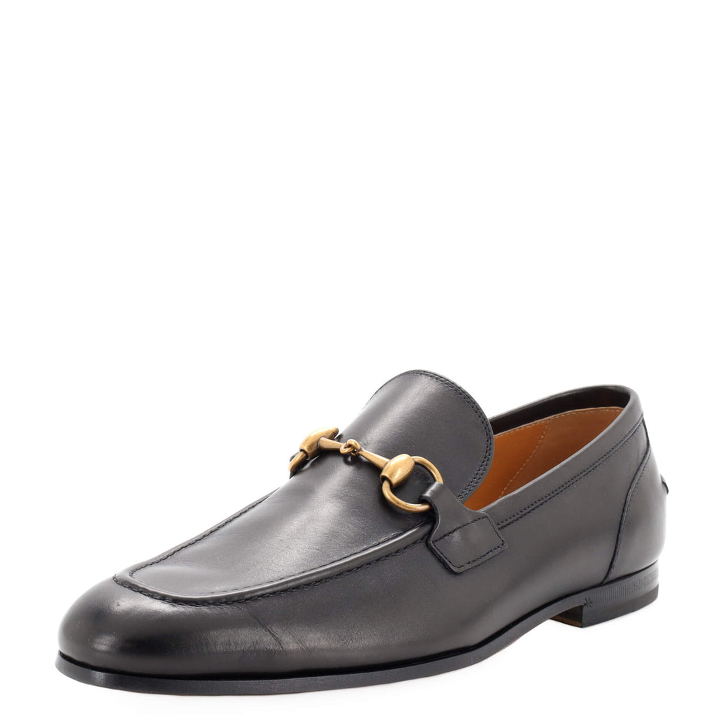 Gucci Men's Jordaan Horsebit Leather Loafers