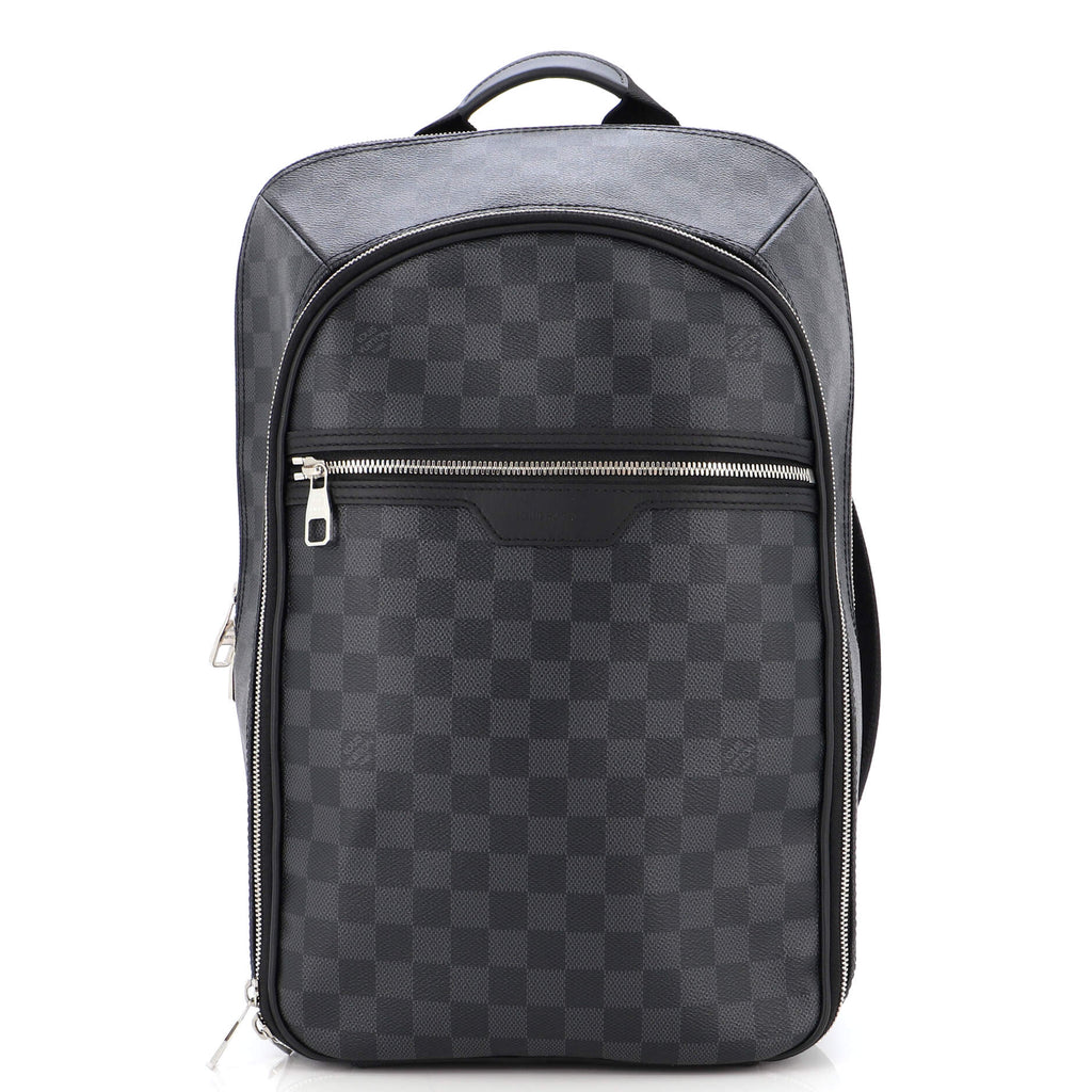 Louis Vuitton, Bags, Louis Vuitton Michael Backpack Nv2 Damier Graphite  Black