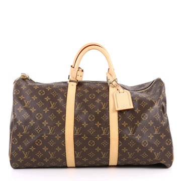 Louis Vuitton Keepall Bag Monogram Canvas 50 Brown 2205602