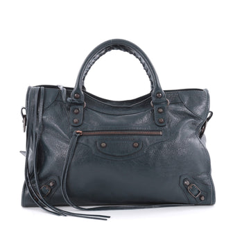 Balenciaga City Classic Studs Handbag Leather Medium 2205801