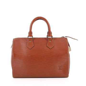 Louis Vuitton Speedy Handbag Epi Leather 25 Orange 2206101