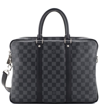 Louis Vuitton Icare NM Laptop Bag Damier Graphite Black 2206151