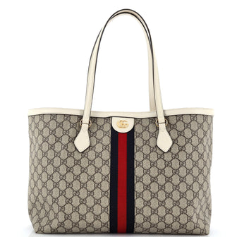 Gucci Ophidia Shopping Tote GG Coated Canvas Medium