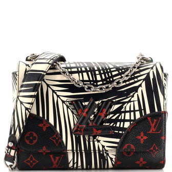 Twist Handbag Limited Edition Palm Print Leather with Monogram Infrarouge MM