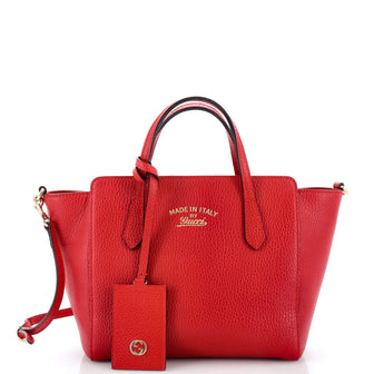 Gucci Swing Tote Leather Mini