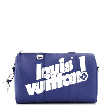 Louis Vuitton City Keepall Bag Everyday Signature Printed Leather