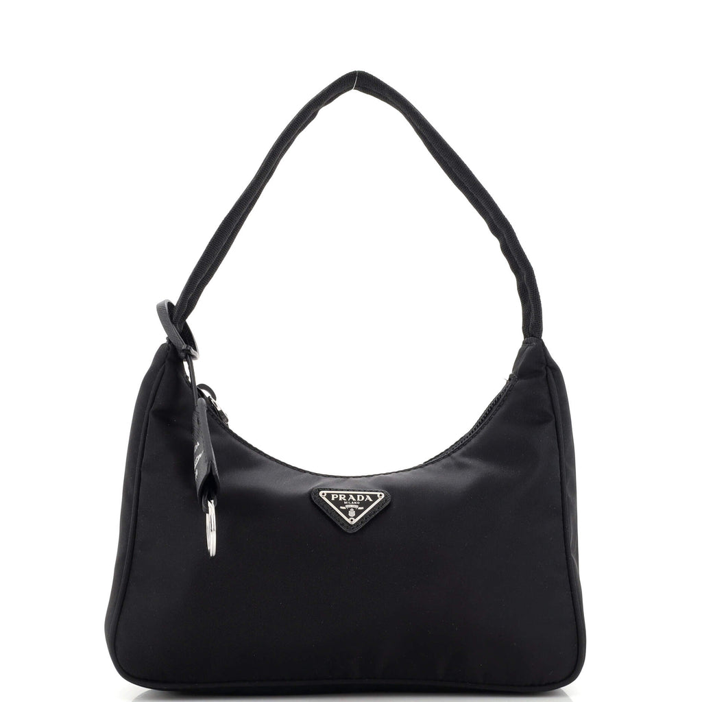 Re Edition 2005 Small Leather Shoulder Bag in Black - Prada