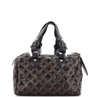 Louis Vuitton Speedy Handbag Limited Edition Monogram Eclipse Sequins 28